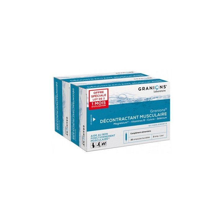 Granions Décontractant Musculaire - Complément Alimentaire
