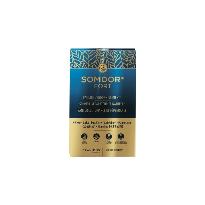 Granions Somdor+ Fort - Complément alimentaire pour un sommeil de qualité