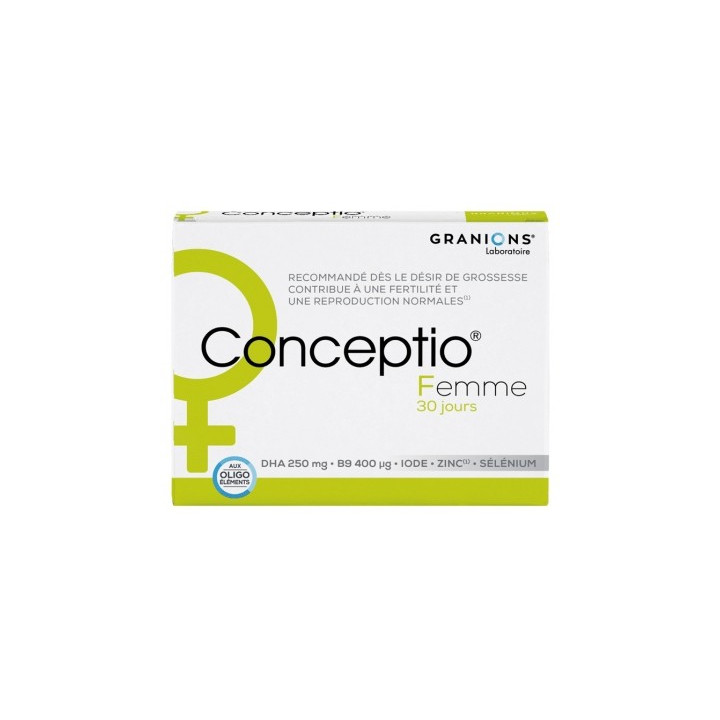 Granions Conceptio Femme - Complément alimentaire pour la fertilité