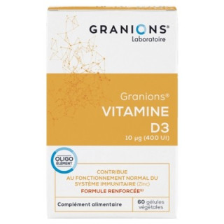 Granions Vitamine D3 - Complément alimentaire pour la santé des os