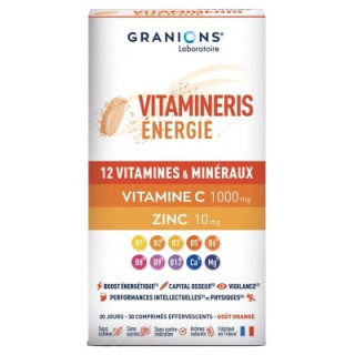Granions Vitamineris Énergie 1000 mg - Complément alimentaire