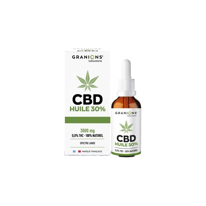 Huile CBD 30% Granions pour peau