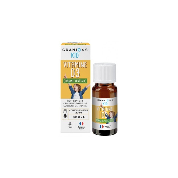 Vitamine D3 pour enfants - Granions Kid