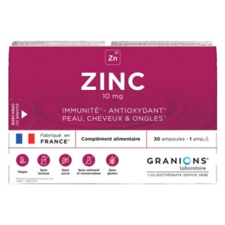 Granions Zinc - Complément alimentaire pour renforcer l'organisme