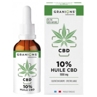 Huile CBD 10% Granions - 1000 mg de CBD par flacon