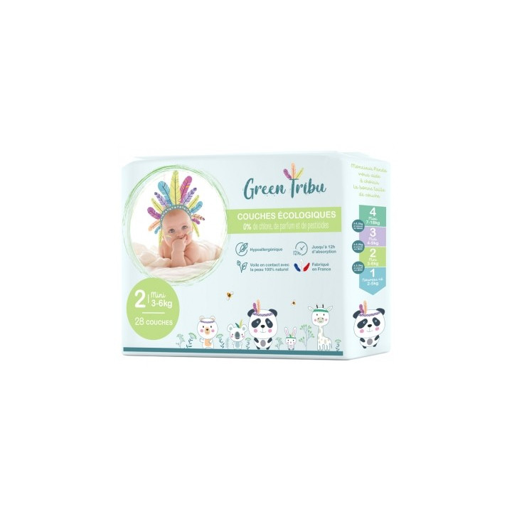 Couches Écologiques Green Tribu Taille 2