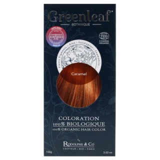 Coloration capillaire biologique Greenleaf Caramel