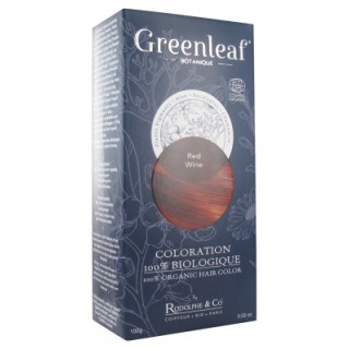 Coloration capillaire biologique Greenleaf Red Wine