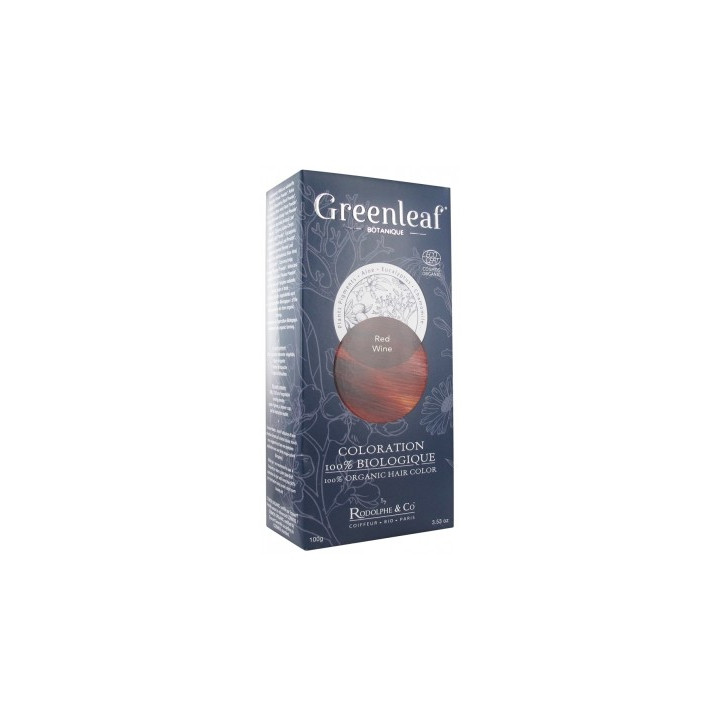 Coloration capillaire biologique Greenleaf Red Wine