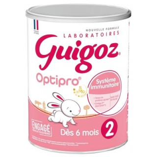 Guigoz Optipro 2 - Lait de suite pour bébés de 6 à 12 mois