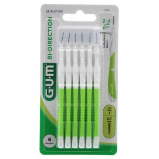 Brossettes interdentaires GUM Bi-Direction