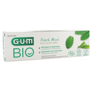 Dentifrice GUM Menthe Fraîche Aloe Vera Bio