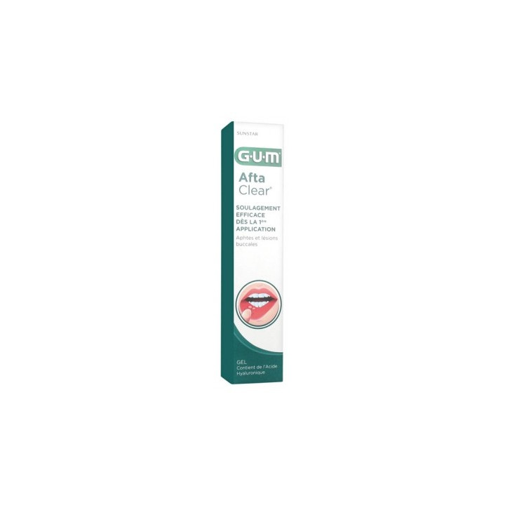 GUM Afta Clear Gel 10 ml - Soulagement des aphtes