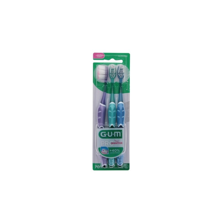 Brosse à dents GUM Pro Sensitive 510 pour dents sensibles
