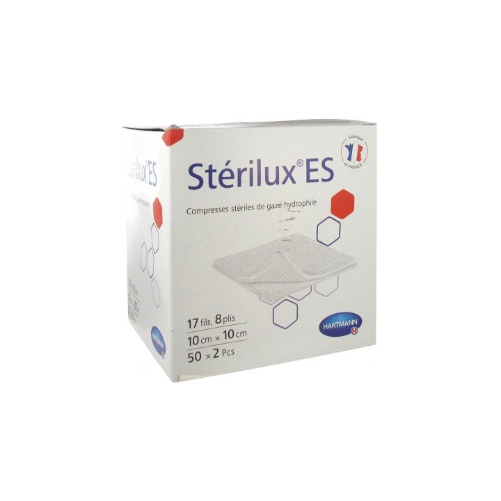 Compresses de gaze stériles Hartmann Stérilux ES