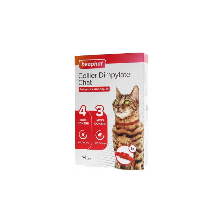 Collier anti-puces et anti-tiques pour chats
