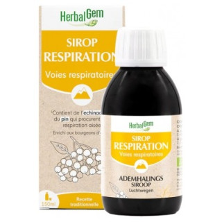 Sirop Respiration Bio HerbalGem - Soulagez vos voies respiratoires