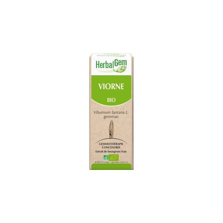 HerbalGem Bio Viorne 30 ml, complément alimentaire biologique