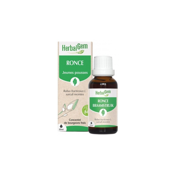 HerbalGem Bio Ronce 30 ml, complément alimentaire bio