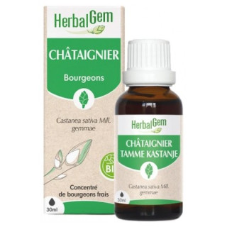 HerbalGem Bio Chataignier 30 ml - Complément alimentaire naturel