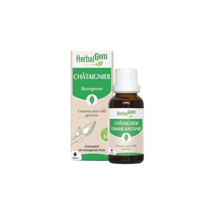 HerbalGem Bio Chataignier 30 ml - Complément alimentaire naturel