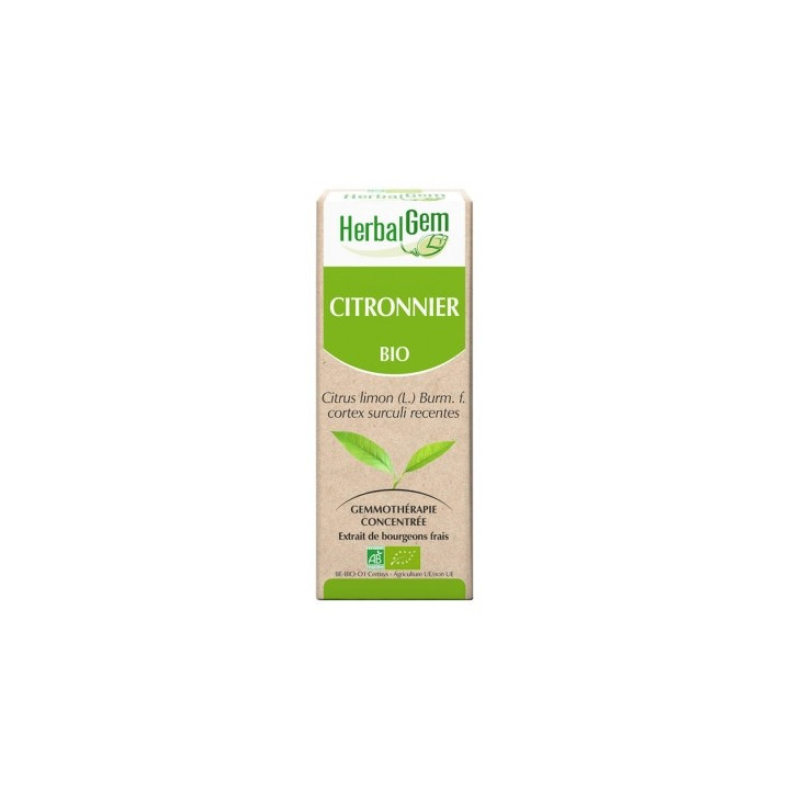 HerbalGem Bio Citronnier 30 ml - Complément alimentaire biologique