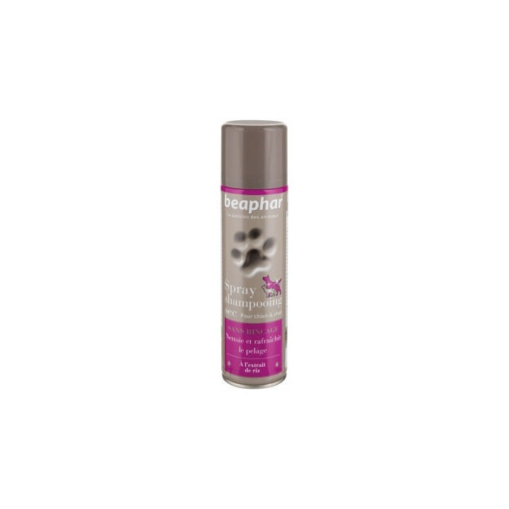 Shampoing sec pour chien et chat - Beaphar 250 ml