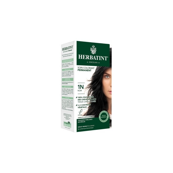 Herbatint Soin Colorant Permanent 1N Noir