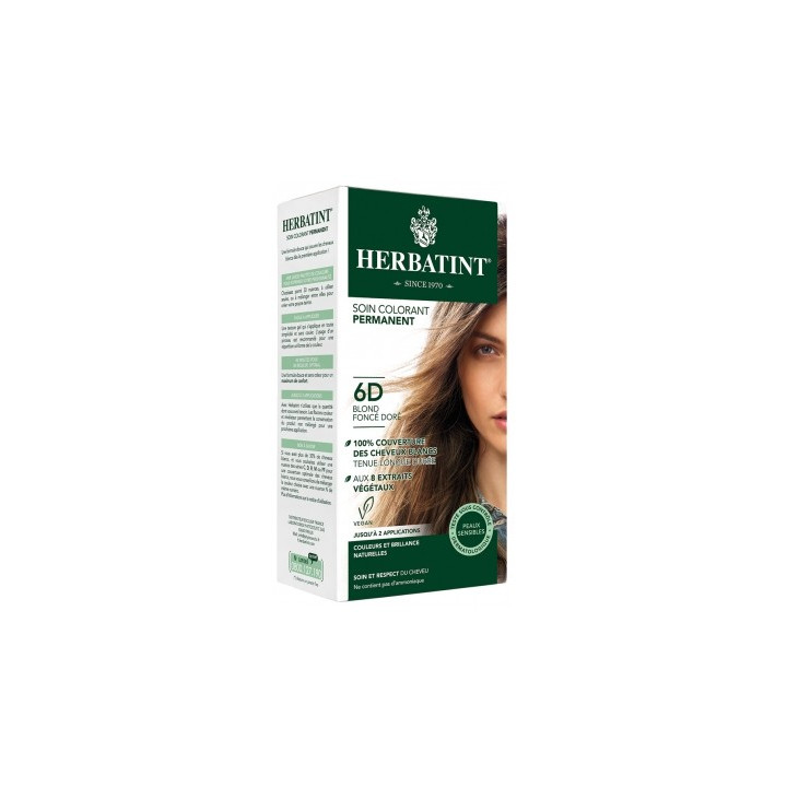 Herbatint Soin Colorant Permanent 6D Blond Foncé Doré