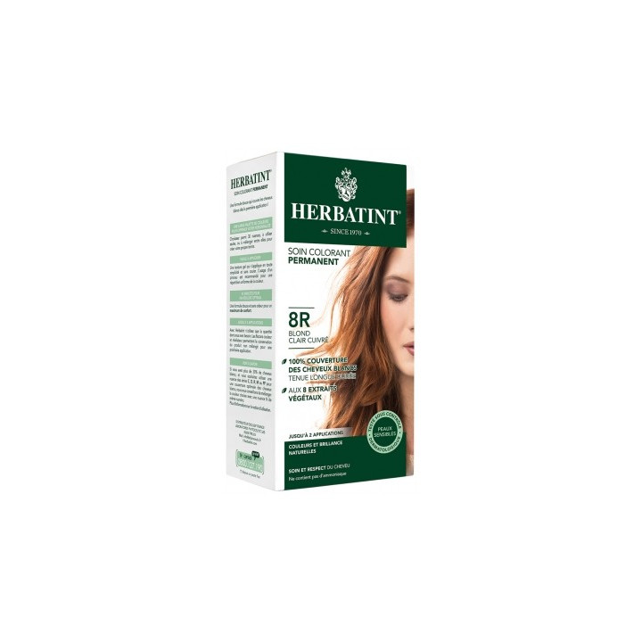 Herbatint Soin Colorant Permanent 8R Blond Clair Cuivré