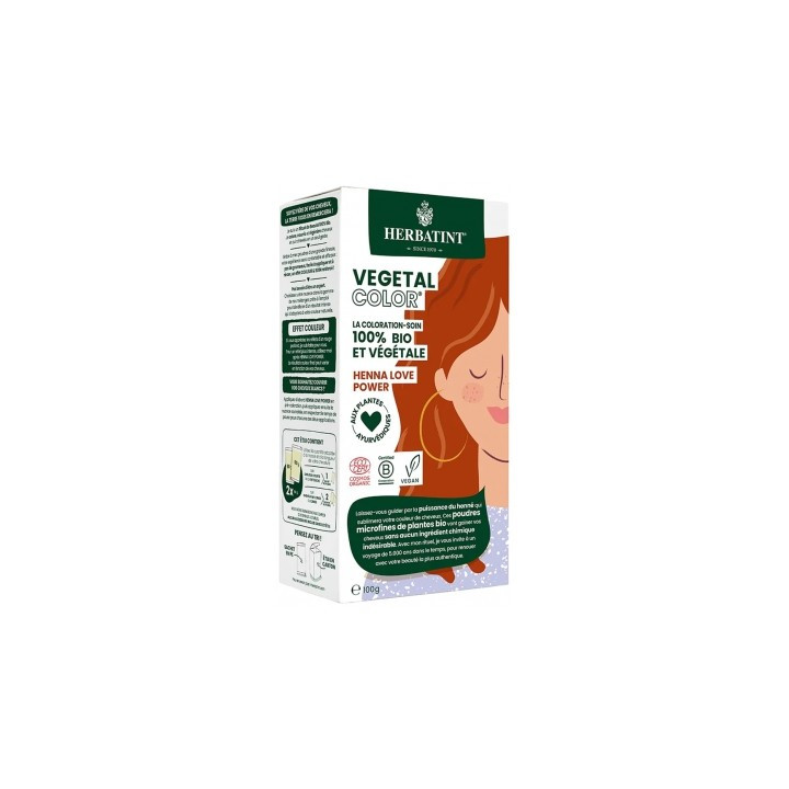 Herbatint Vegetal Color Bio 100g - Coloration végétale bio