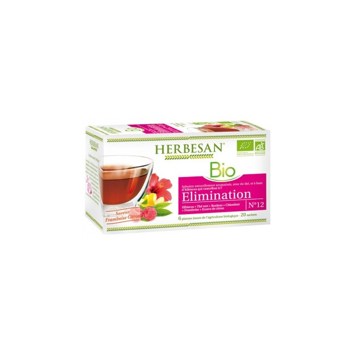Herbesan Infusion Bio Élimination - Détox naturelle
