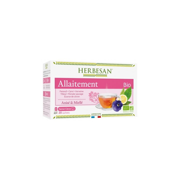 Infusion Bio Allaitement Herbesan - Soutien naturel pour la lactation