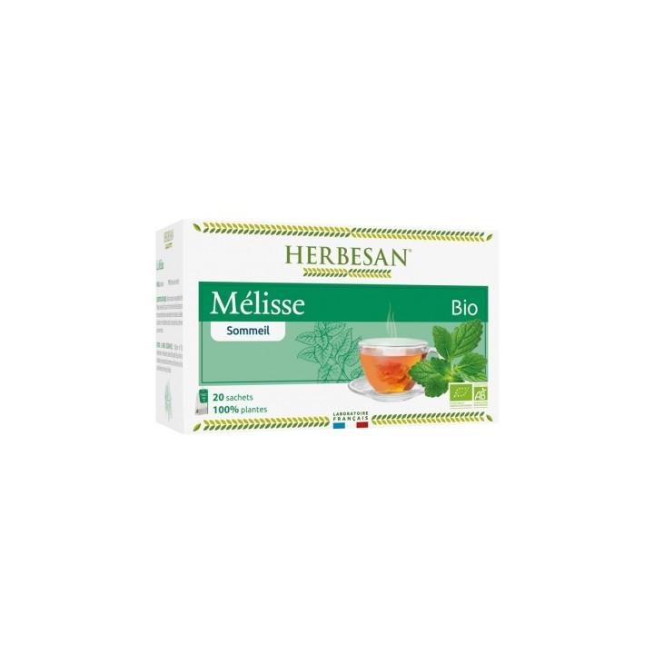 Infusion Mélisse Bio - Herbesan pour un sommeil de qualité