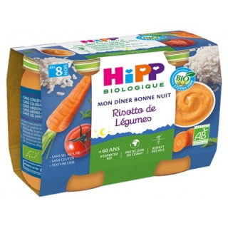 Risotto de Légumes Bio HiPP 8 Mois