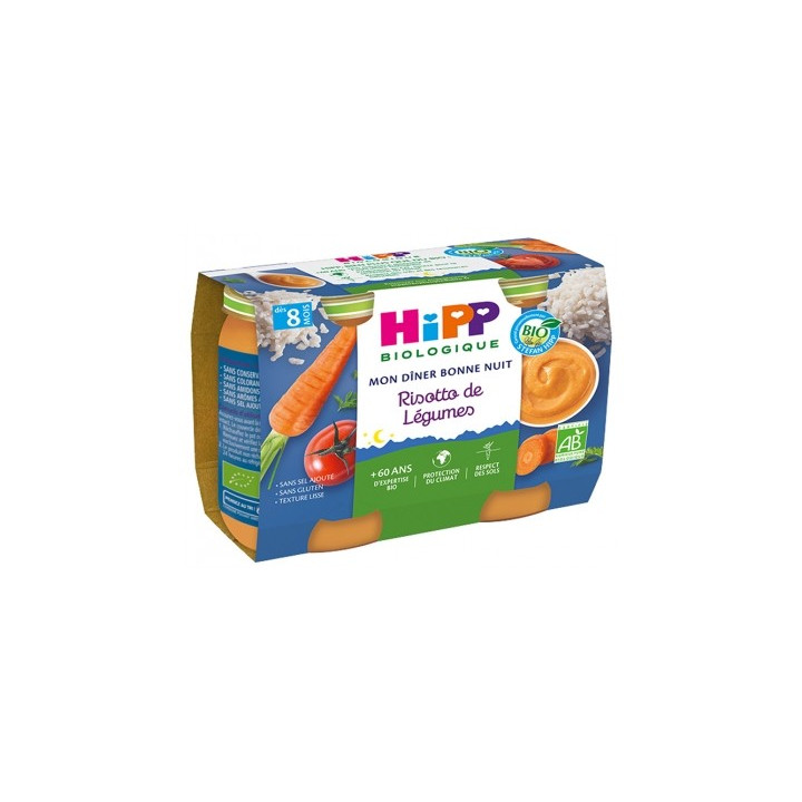 Risotto de Légumes Bio HiPP 8 Mois
