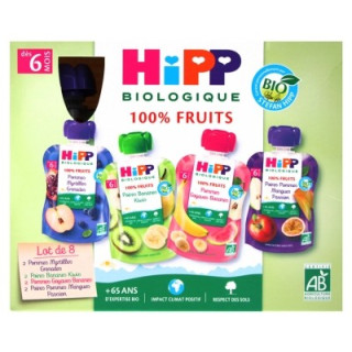 HiPP 100% Fruits Bio pour bébés dès 6 mois