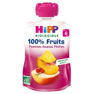 Gourde HiPP 100% Fruits Bio 90g