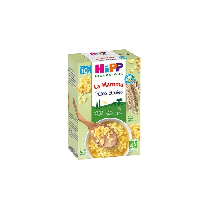Pâtes étoiles bio HiPP La Mamma 320g