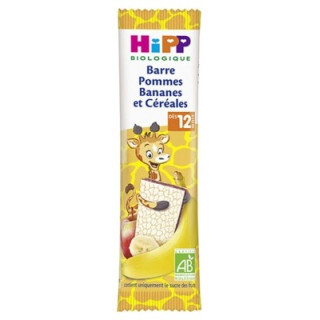 Barre de fruits et céréales bio HiPP pour enfants
