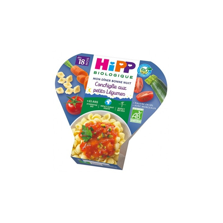 Dîner Bio pour Enfants - HiPP Mon Dîner Bonne Nuit