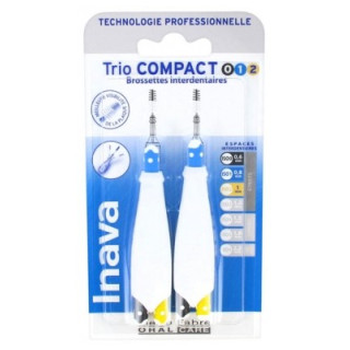 Inava Trio Compact - Brossettes interdentaires pour une hygiène bucco-dentaire optimale