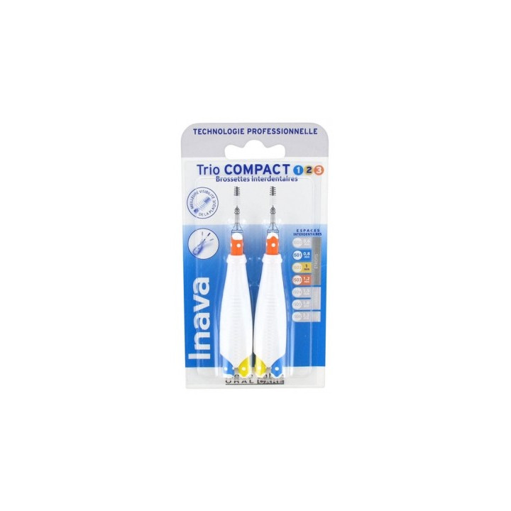 Brossettes interdentaires Inava Trio Compact