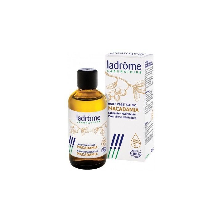 Huile végétale de macadamia bio - Ladrôme