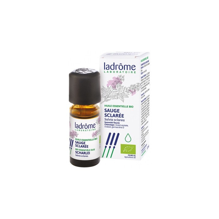 Huile Essentielle de Sauge Sclarée Bio Ladrôme 10 ml