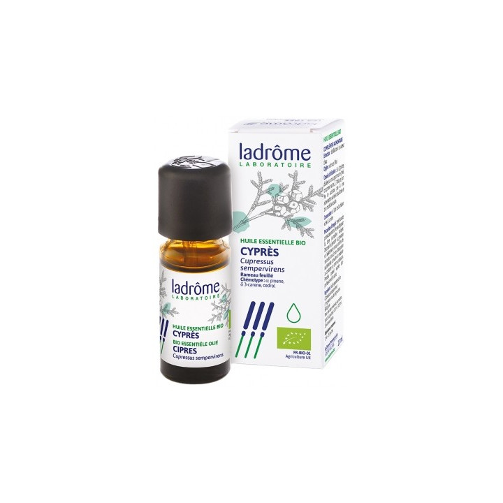 Huile essentielle de cyprès bio Ladrôme 10 ml