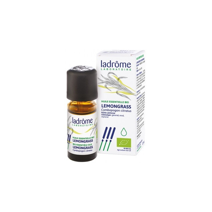 Huile essentielle de Lemongrass Bio - Ladrôme