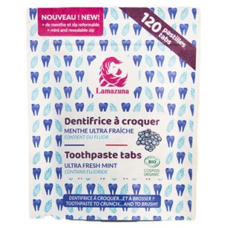 Dentifrice à croquer Lamazuna bio