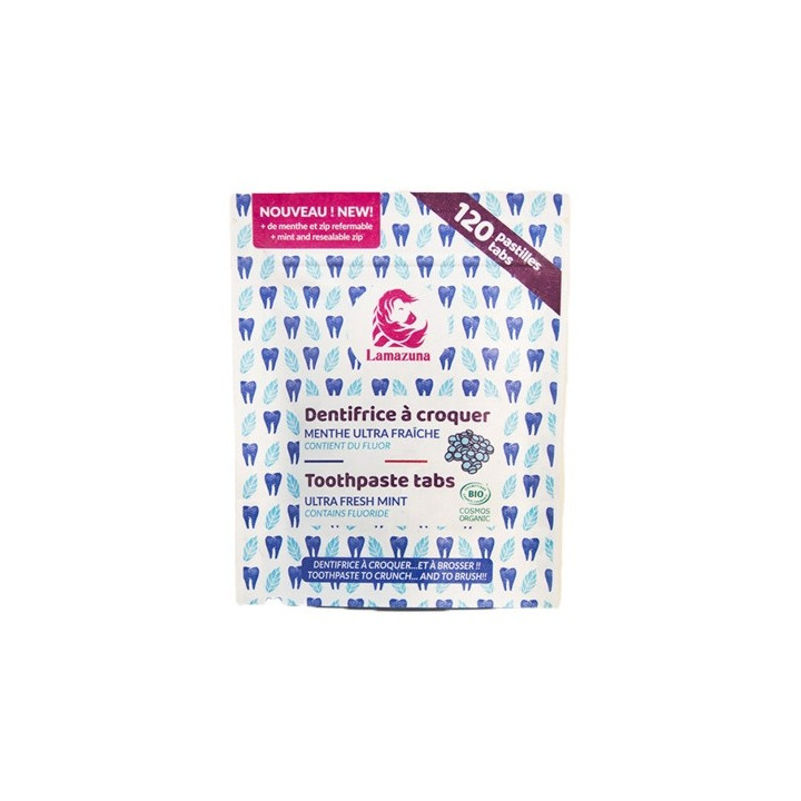 Dentifrice à croquer Lamazuna bio