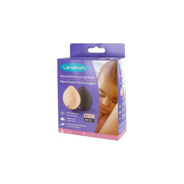 Coussinets d'allaitement lavables Lansinoh